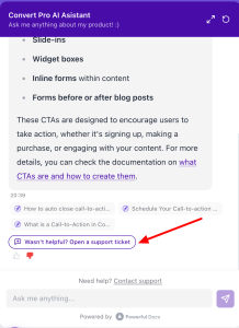 bot dislike answer support auto